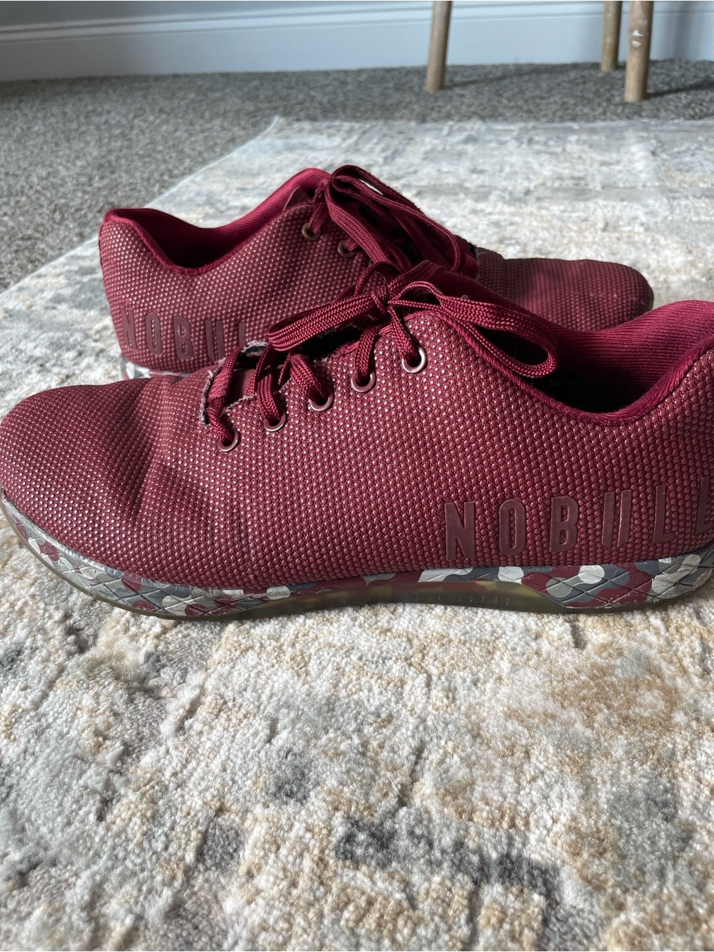 NOBULL Burgundy Athletic Trainer Shoes